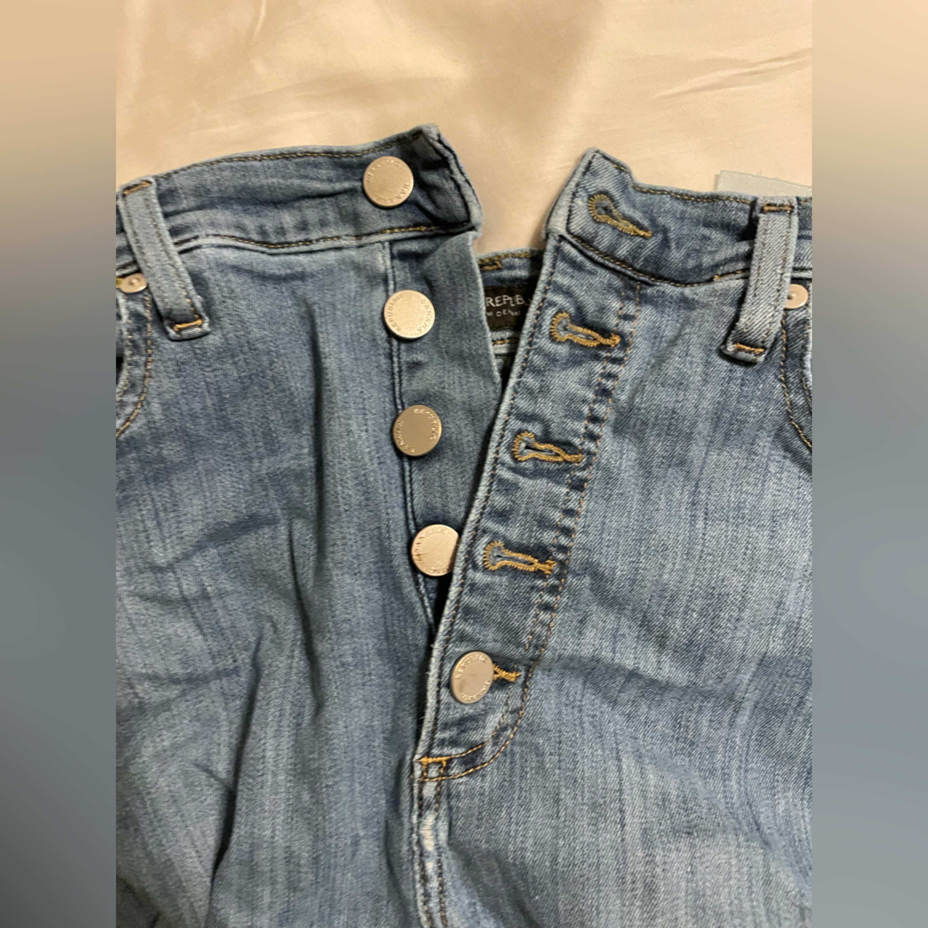 Banana Republic High Rise Light Blue Jeans